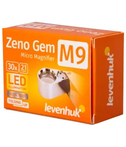 Kabatas Lupa ar Apgaismojumu un metāla korpusu Levenhuk Zeno GeM M9 PLUS (30x)