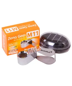 Kabatas Lupa ar Apgaismojumu un metāla korpusu Levenhuk Zeno GeM M11 PLUS (40x)