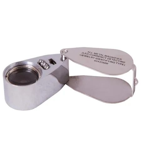 Kabatas Lupa ar Apgaismojumu un metāla korpusu Levenhuk Zeno GeM M11 PLUS (40x)