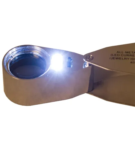 Kabatas Lupa ar Apgaismojumu un metāla korpusu Levenhuk Zeno GeM M11 PLUS (40x)