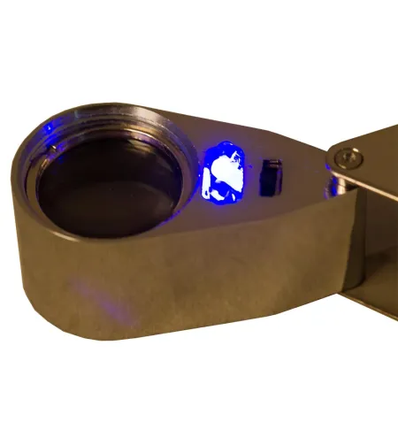 Kabatas Lupa ar Apgaismojumu un metāla korpusu Levenhuk Zeno GeM M11 PLUS (40x)