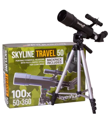 Teleskopas Levenhuk Skyline Travel 50 50/360 <135x su kuprine