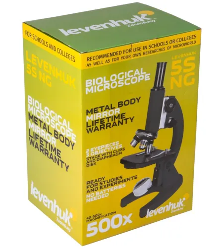Mikroskopas Monokulinis Levenhuk 5S NG 40x-500x