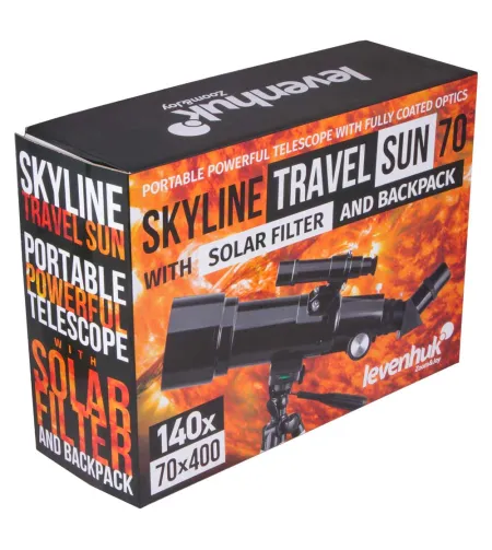 Telescope Levenhuk Skyline Travel Sun 70 70/400 <140x with backpack and sun filter