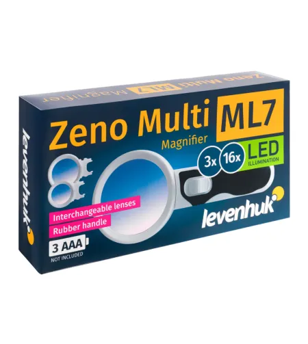 Levenhuk Zeno Multi ML7 Magnifier 3x, 16x