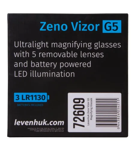 Levenhuk Zeno Vizor G5 Magnifying Glasses 1/1.5/2/2.5/3.5x
