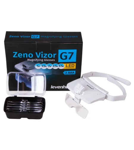 Levenhuk Zeno Vizor G7 Magnifying Glasses 1/1.5/2/2.5/3.5x
