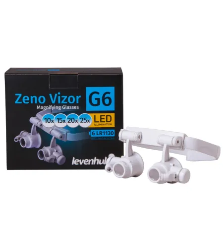 Levenhuk Zeno Vizor G6 Magnifying Glasses 10/15/20/25x