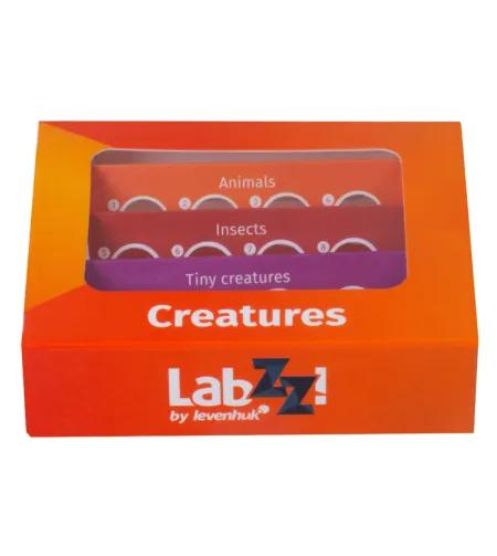 Набор микропрепаратов Levenhuk LabZZ C12, существа