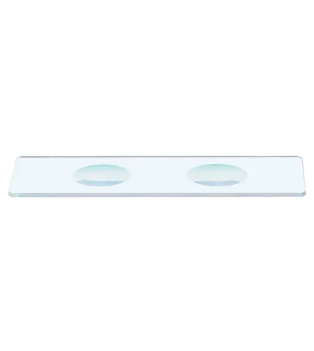 Levenhuk G50 2H Double Cavity Blank Slides, 50 vnt