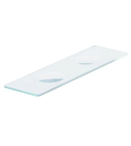 Levenhuk G50 2H Double Cavity Blank Slides, 50 vnt