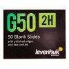 Levenhuk G50 2H Double Cavity Blank Slides, 50 vnt