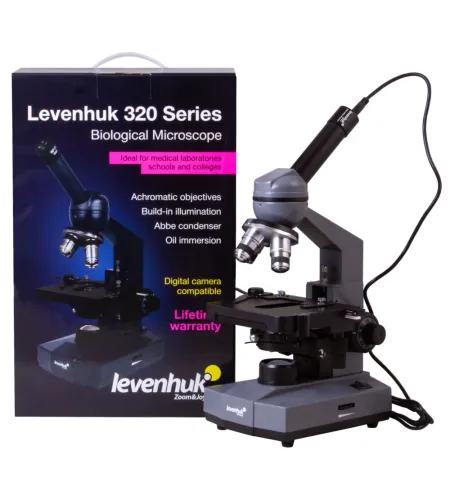 Digitālais monokulārais mikroskops Levenhuk D320L BASE 3M