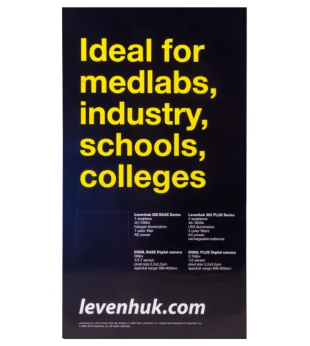 Digitālais monokulārais mikroskops Levenhuk D320L BASE 3M