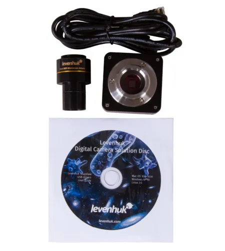 Levenhuk MED D10T skaitmeninis trinokulinis mikroskopas