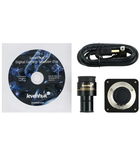 Levenhuk MED D40T LCD Skaitmeninis trinokulinis mikroskopas