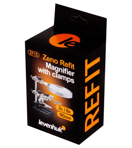 Galda Palielināmā Ierīce Levenhuk Refit ZF15 90mm 2x- 6x