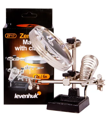 Galda Palielināmā Ierīce Levenhuk Refit ZF17 90mm 2x- 6x
