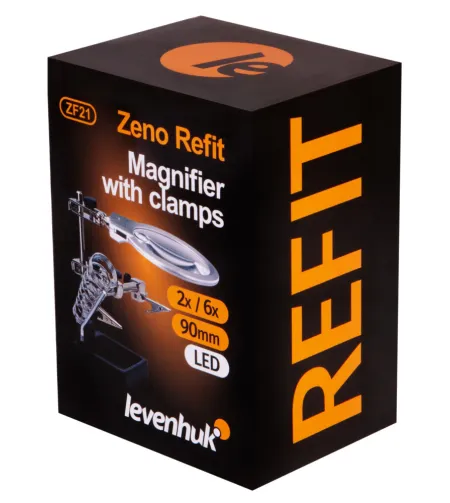 Levenhuk Zeno Refit ZF21 Magnifier 2x/6x 90mm