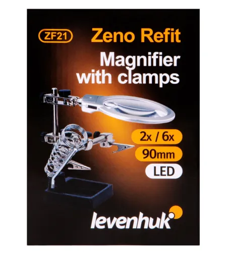 Levenhuk Zeno Refit ZF21 Magnifier 2x/6x 90mm