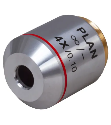 Levenhuk MED 4x Infinity Plan Ahromatiskā objektīvs