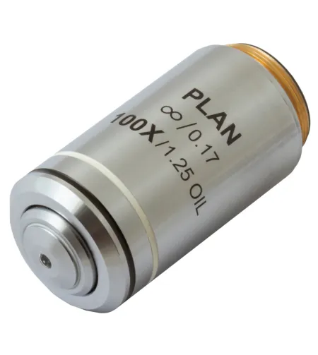 Levenhuk MED 100x Infinity Planachromatinis objektyvas