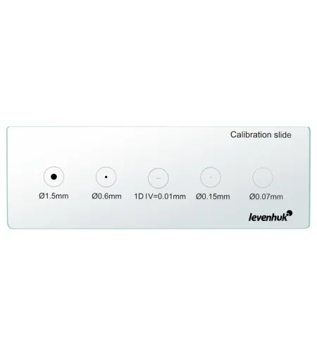 Levenhuk MED X/Y kalibravimo stiklelis