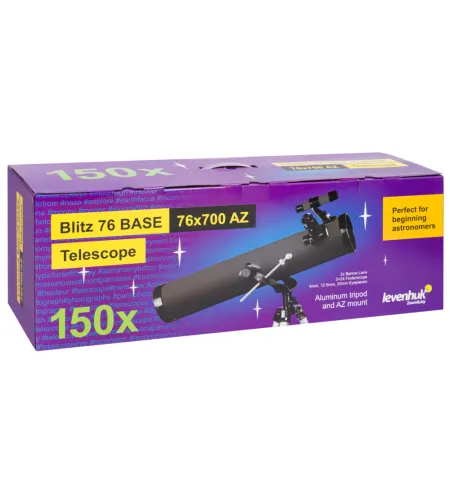 Teleskopas Levenhuk Blitz 76 BASE