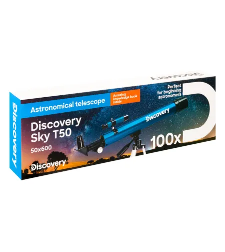 Discovery Sky T50 Teleskops ar grāmatu