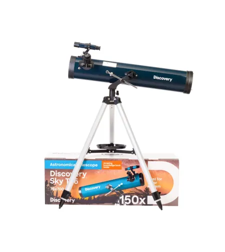 Teleskopas Discovery Sky T76 su knyga