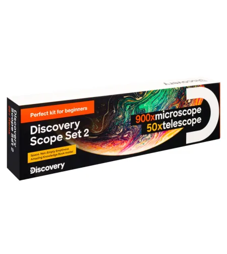 Teleskopo ir mikroskopo rinkinys Discovery Set 2