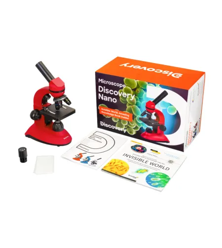 Mikroskopas, Discovery Nano Terra, 40x-400x, su knyga