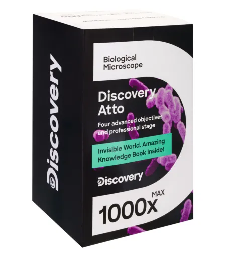 Discovery Atto Polar mikroskopas su knyga