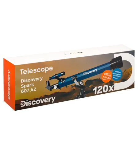 Teleskopas su knyga Discovery Spark 607 AZ (EN)
