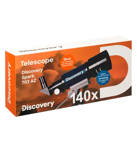 Teleskopas Discovery Spark 703 AZ su knyga