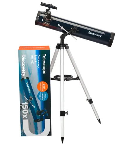 Discovery Spark 767 AZ Teleskopas su knyga (EN)