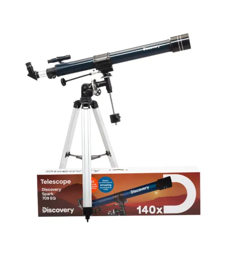 Teleskopas su knyga Discovery Spark 709 EQ