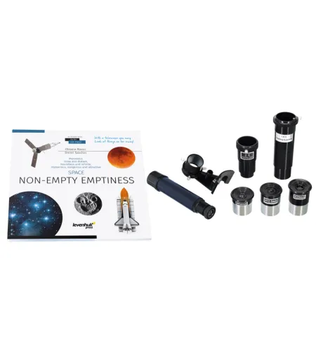 Teleskopas su knyga Discovery Spark Travel 76