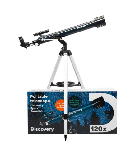 (RU) Discovery Spark Travel 60 Telescope with book