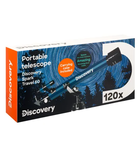 (RU) Discovery Spark Travel 60 Telescope with book