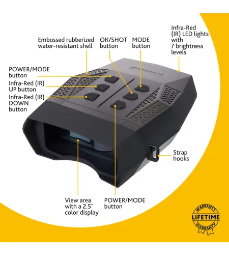 Levenhuk Halo 13x PLUS digitālais nakts redzamības binoklis