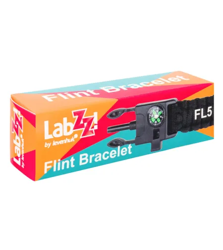 Levenhuk LabZZ FL5 Must tulekiviga käevõru