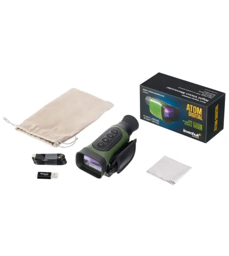 Nakts redzamības monokulārs Levenhuk Atom Digital DNM50