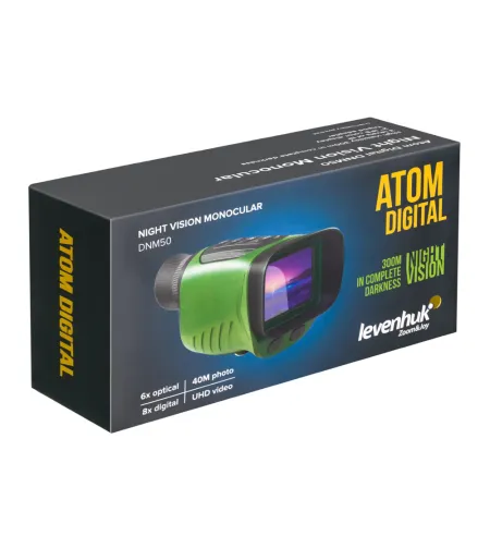 Nakts redzamības monokulārs Levenhuk Atom Digital DNM50