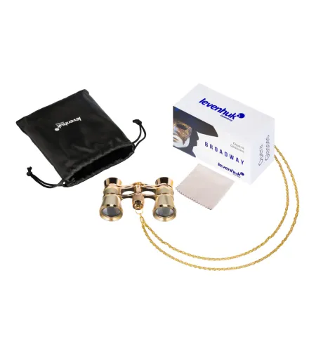 Levenhuk Broadway 325B Opera Glasses gold