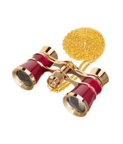 Levenhuk Broadway 325B Opera Glasses red