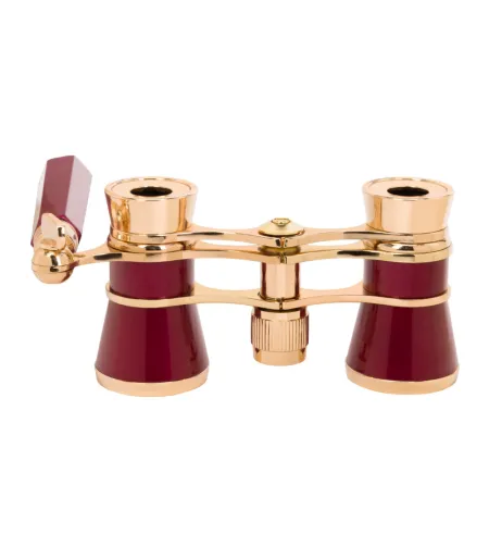 Levenhuk Broadway 325E Lorgnette Opera Glasses red