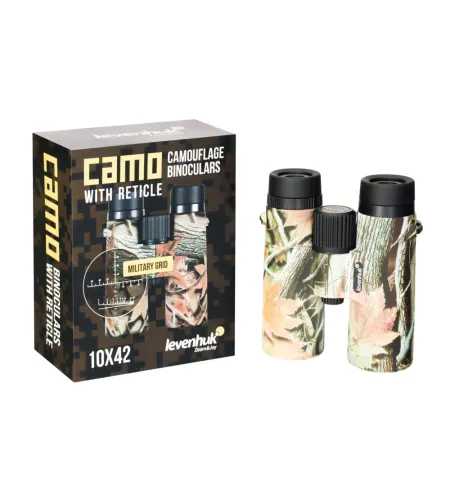 Levenhuk Camo Dots 10x42 binokļis ar tīklu