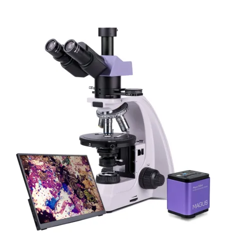 MAGUS Pol D800 LCD poliarizuojantis skaitmeninis mikroskopas