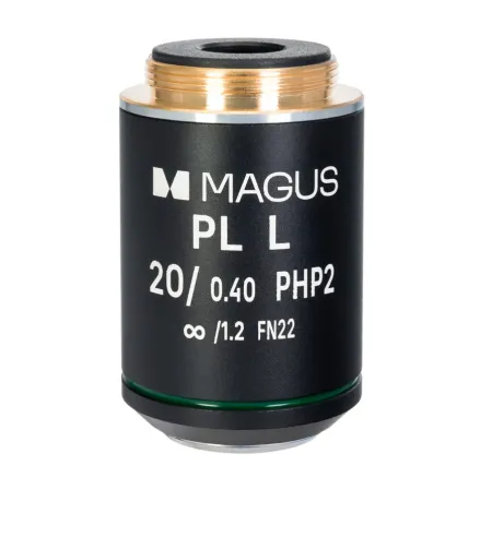 Objektyvas MAGUS 20HP 20x/0.40 Plan L fazė PHP2 ∞/1.2 WD 8.0 mm